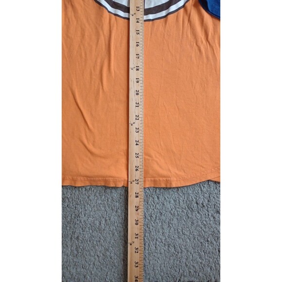 Dragon Ball Z Super Anime Orange Cotton Blend 3/4 Sleeve Baseball Jersey XL - Picture 5 of 5